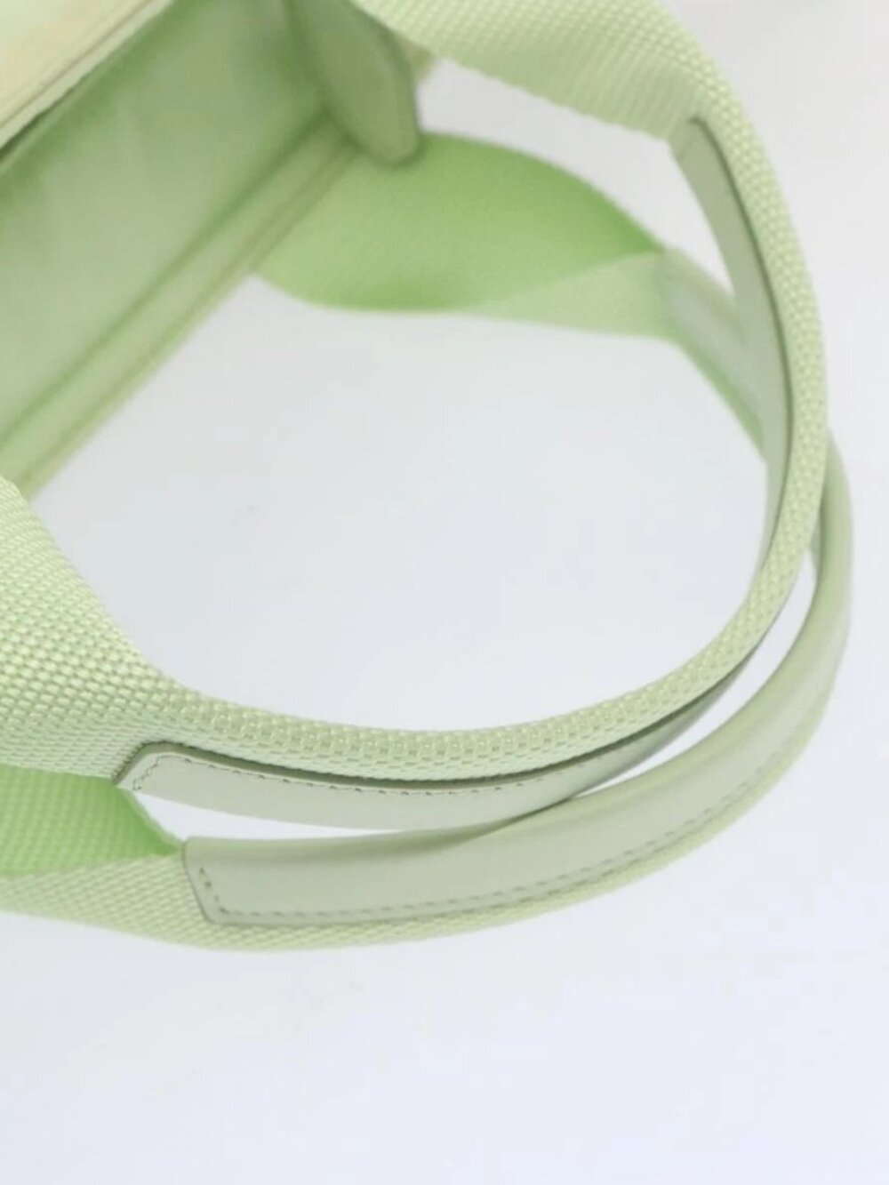 PRADA Hand Bag Nylon 2way Light Green Auth 68918AV - Picture 8 of 16